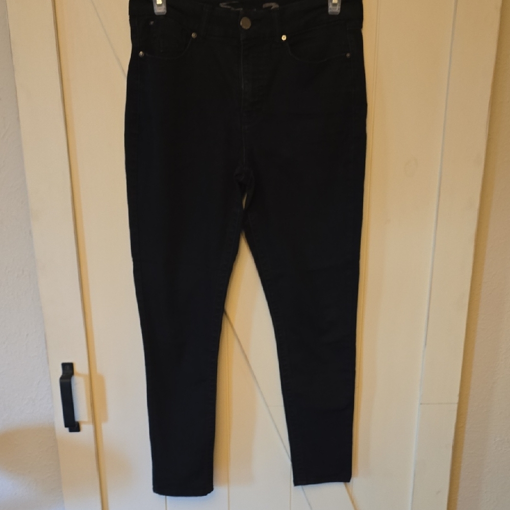 Classic Black Women's Jeans Size 12 Seven7 Brand